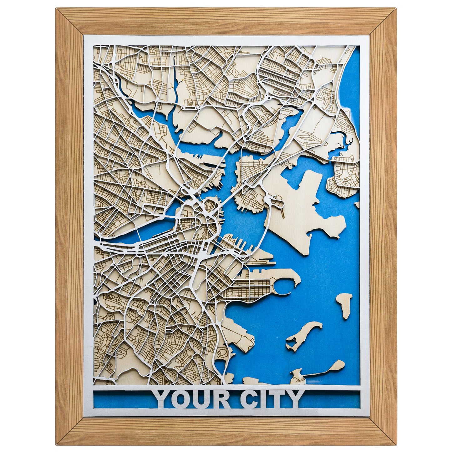 United States | Customize 3D Art Wooden Map | Anniversary | Birthday | Neighbor Gift