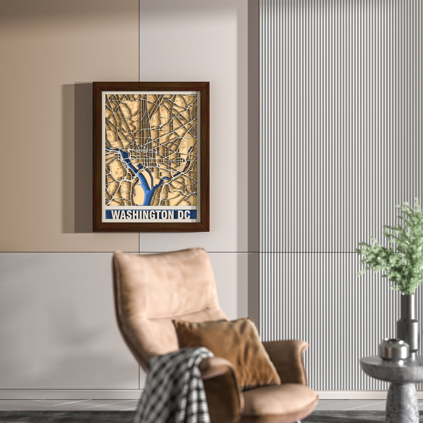 United States | Customize 3D Art Wooden Map | Anniversary | Birthday | Neighbor Gift